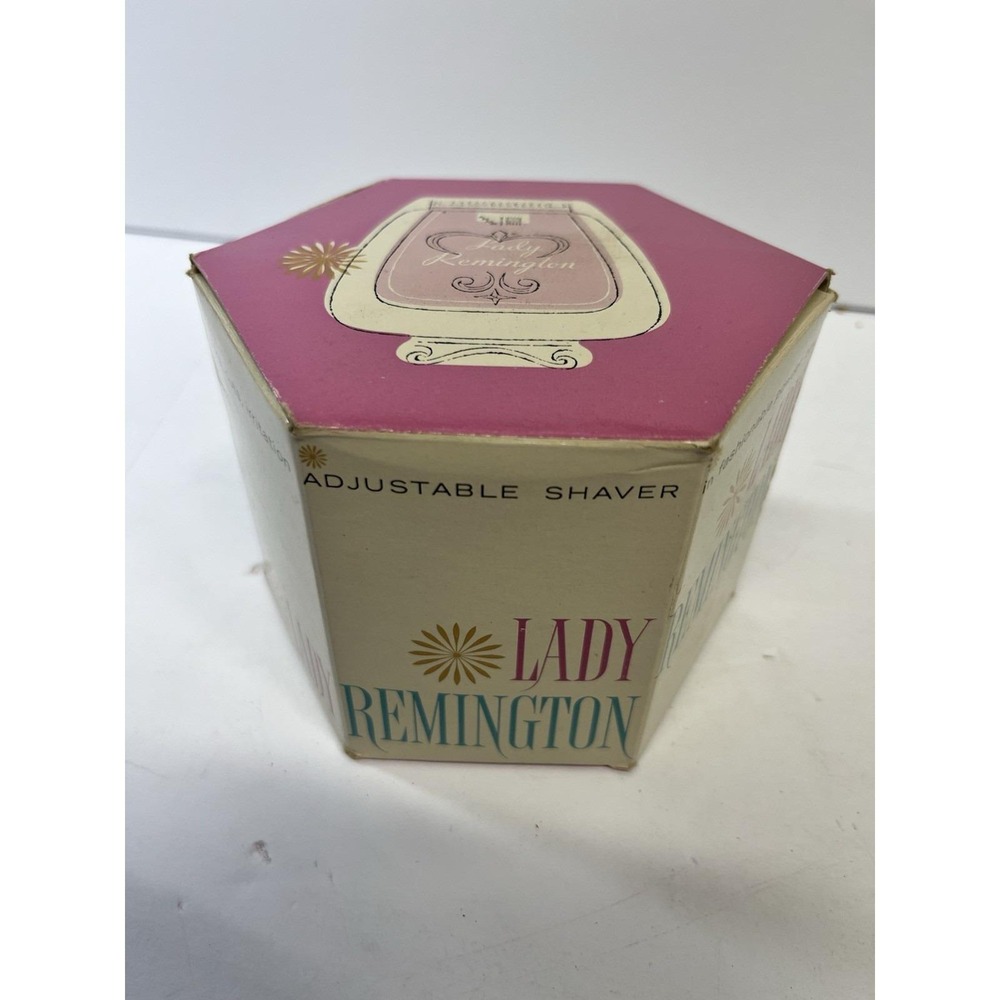Vintage NOS Lady Remington Electric Shaver Complete With Case & Cord Orchid 261